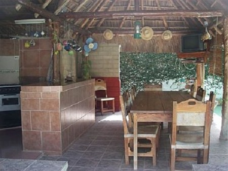 'Open dining area' Casas particulares are an alternative to hotels in Cuba.